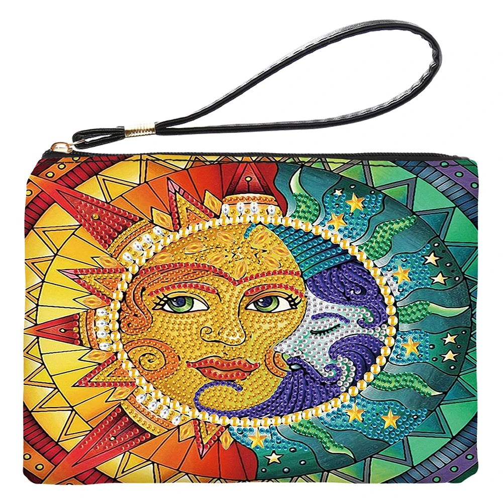 Diamond Painting Etui - Cartoon Design met Speciale Vorm Steentjes