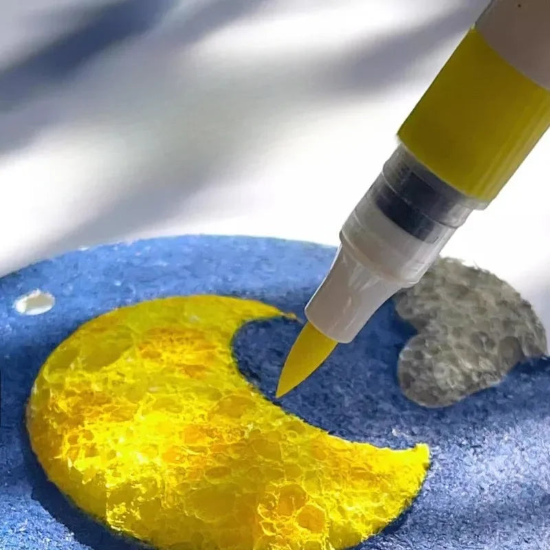 Schuim textuur tekenen 3D kunstpapier – magisch kleurplezier voor kinderen
