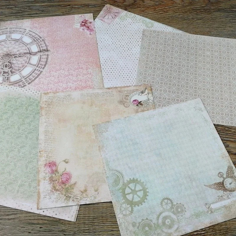 Maak unieke creaties met scrappapier Our Time – 12 of 24 vellen