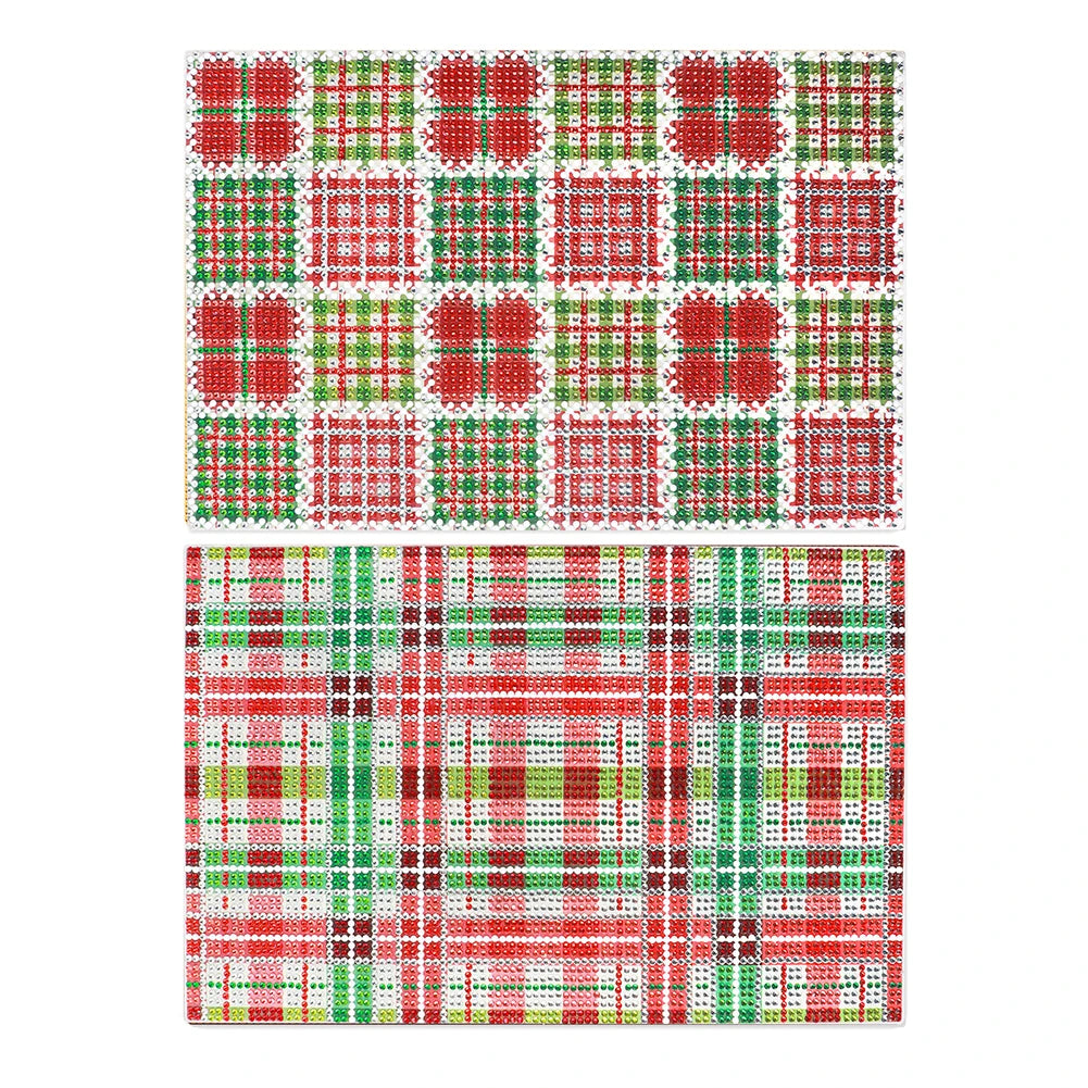 Diamond Painting Placemat – Set van 2 Bloemige Tafelmatten Vol Strass