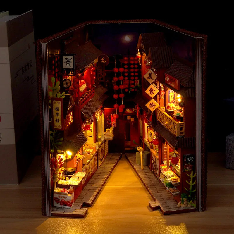 Zelfbouw Miniatuurhuisje Boekenkast Bibliotheek Bouwpakket