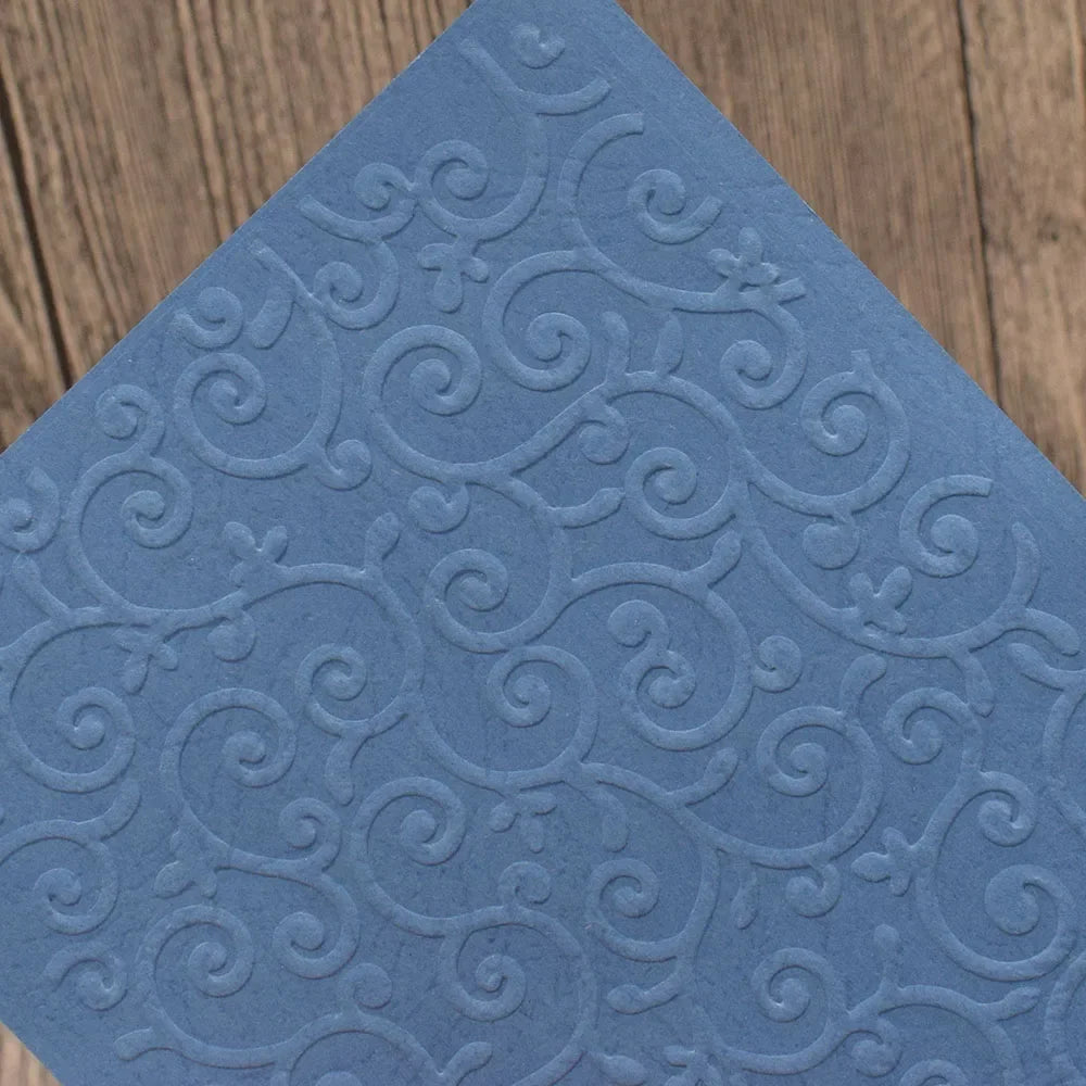 Embossing folder Lace Vines reliëf patroon voor kaarten en papier