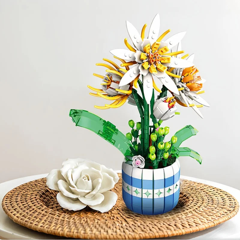Bouwpakket Epiphyllum Bloem in Pot – Creatieve Decoratie en Geschenkidee