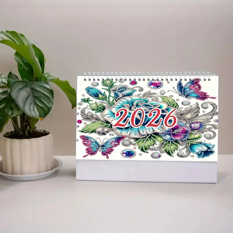 Diamond Painting Kalender met 13 afbeeldingen en 4 varianten