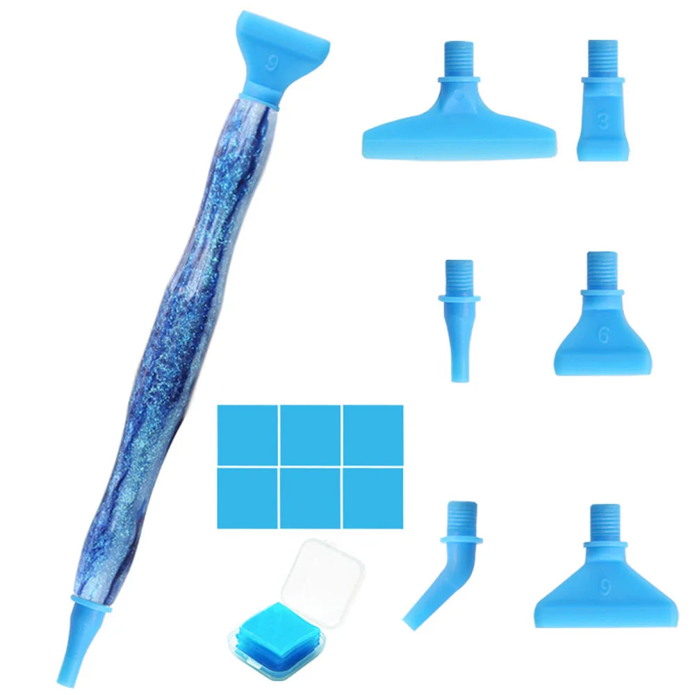 Diamond Painting Pen met opzetstukjes – Resin en metalen punten