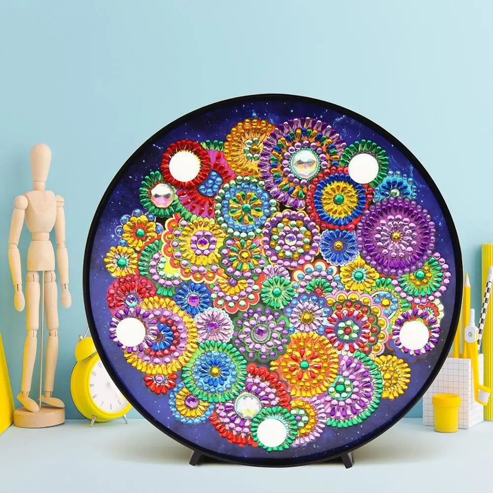 Diamond Painting Lamp Mandala Landschap