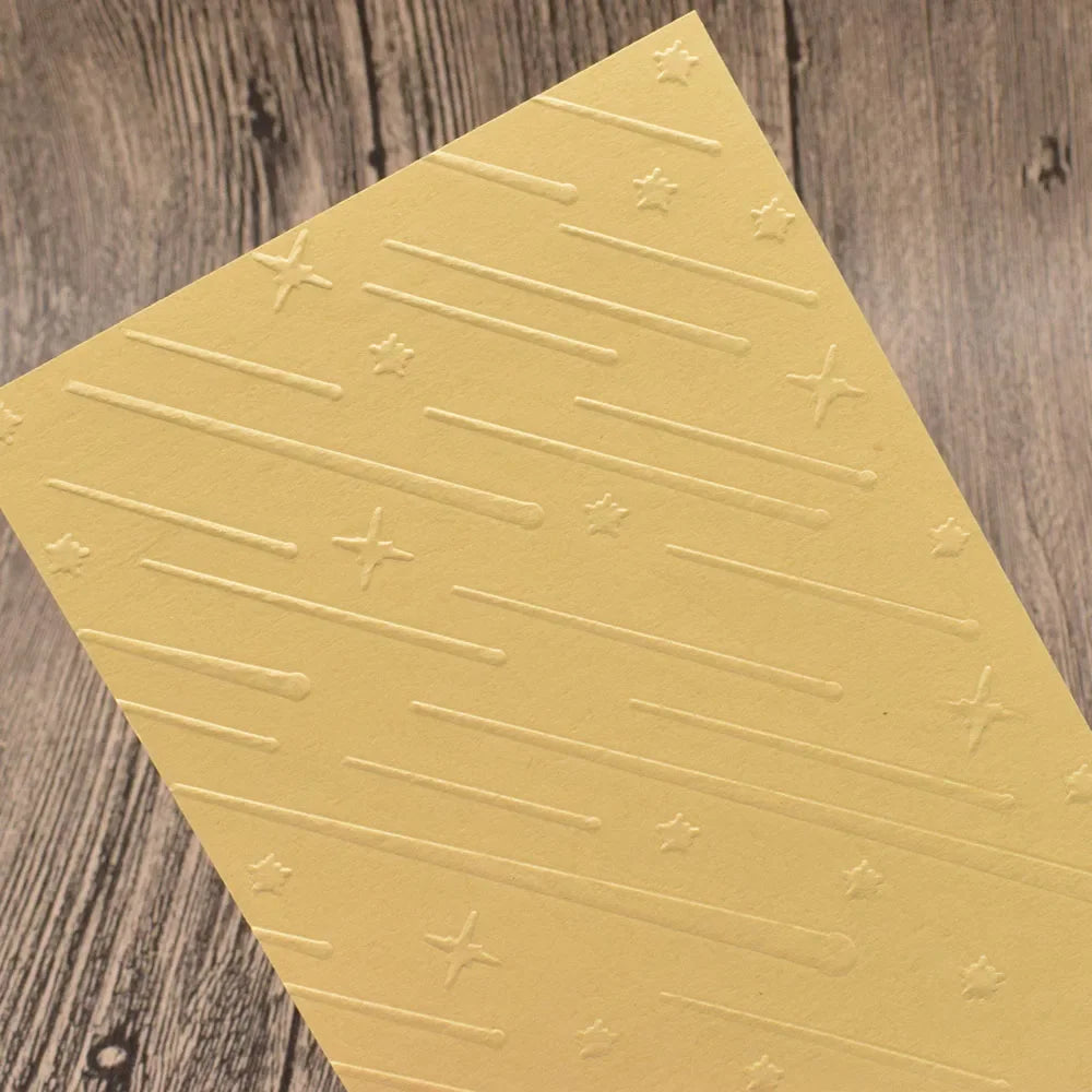 Embossing folder met sterrenpatroon voor scrapbooking en kaarten