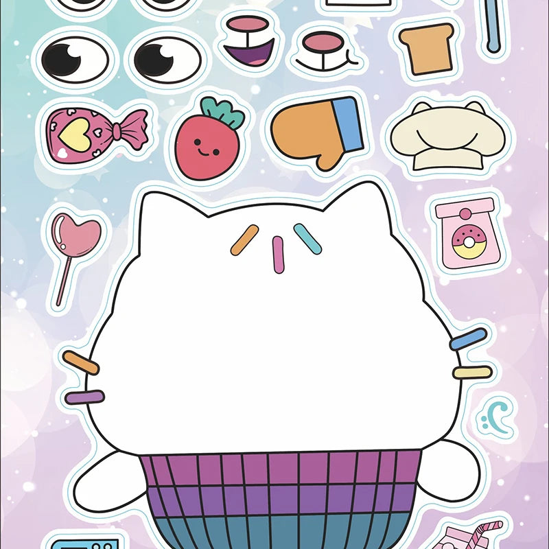 Sticker pret – Maak een gezicht met deze stickerset