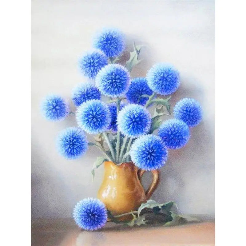 Schilderen op nummer - Klassieke Hortensia op Canvas