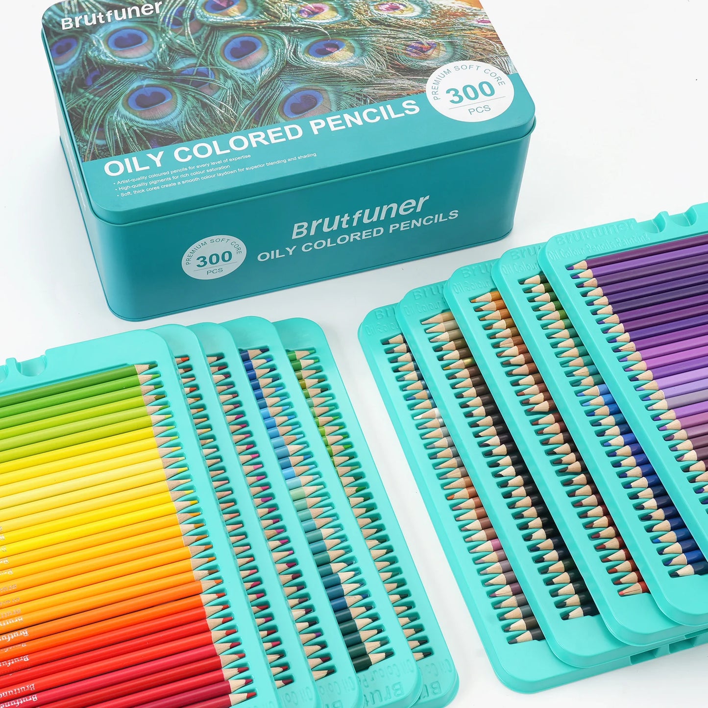 Kleurpotloden set van 300 stuks – Zachte kern & heldere kleuren