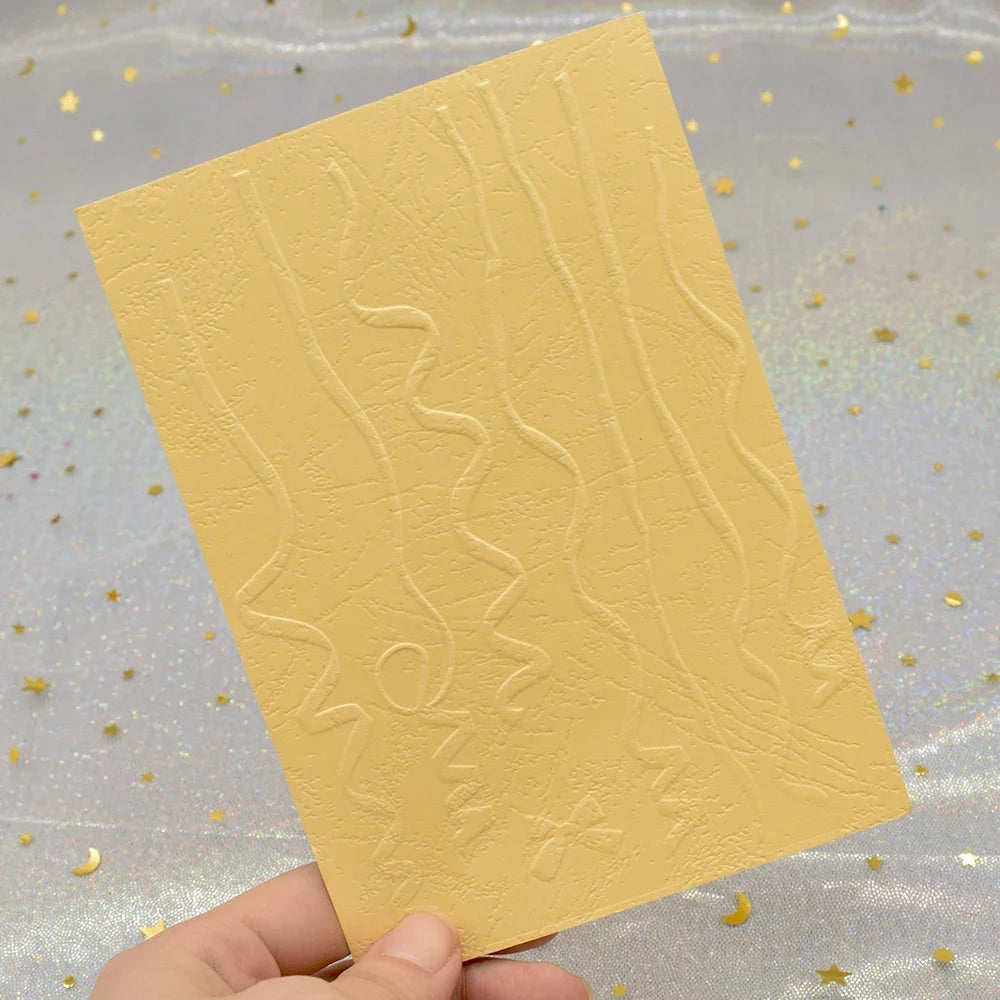 Embossing folder Ribbon Pattern 3D voor scrapbooking en kaarten maken