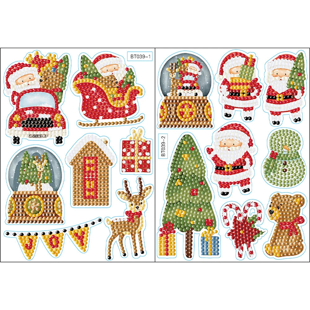 Diamond Painting Sticker Set - Dierenmotieven