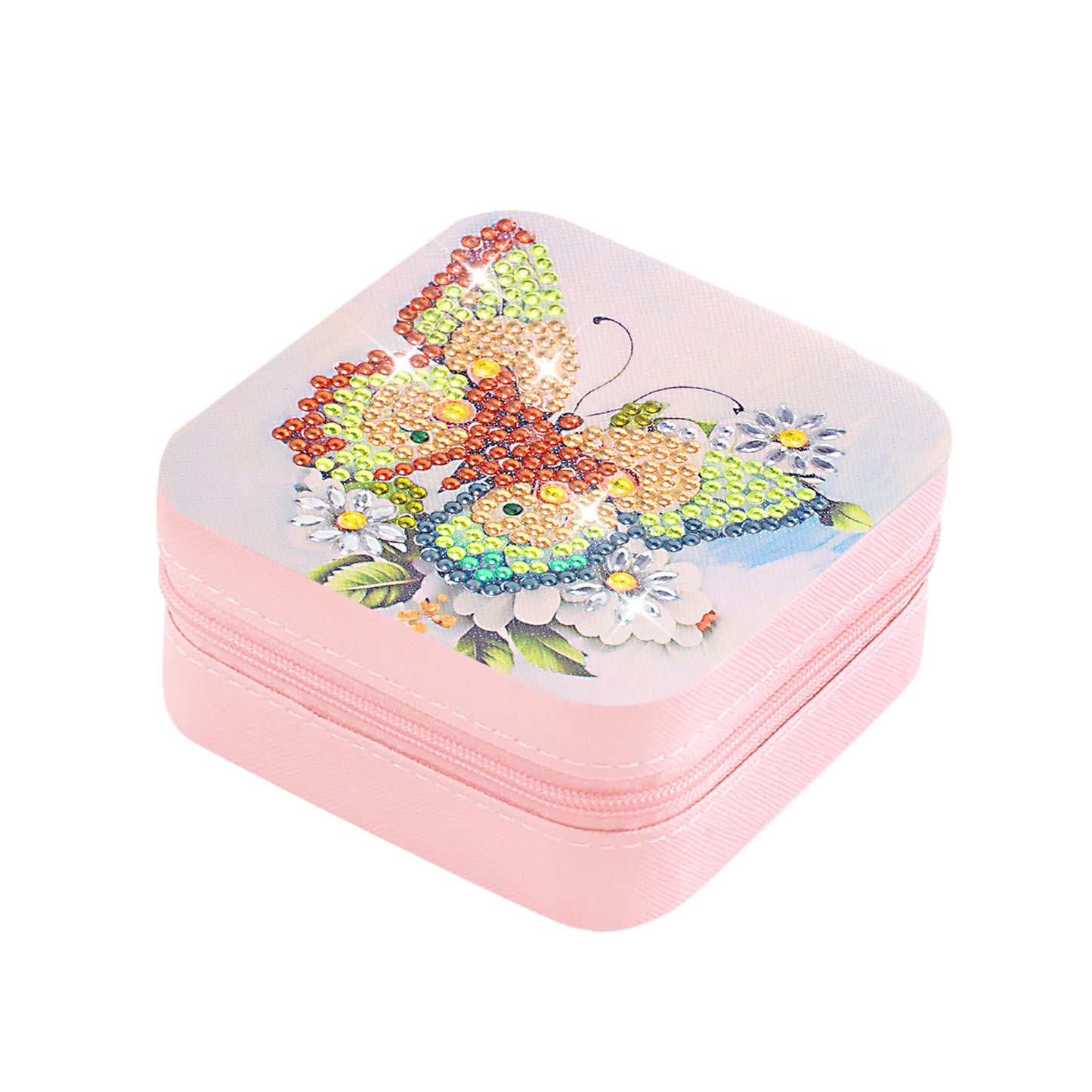 Diamond Painting Sieradendoosje met Vlinder – Handige Reisopberger