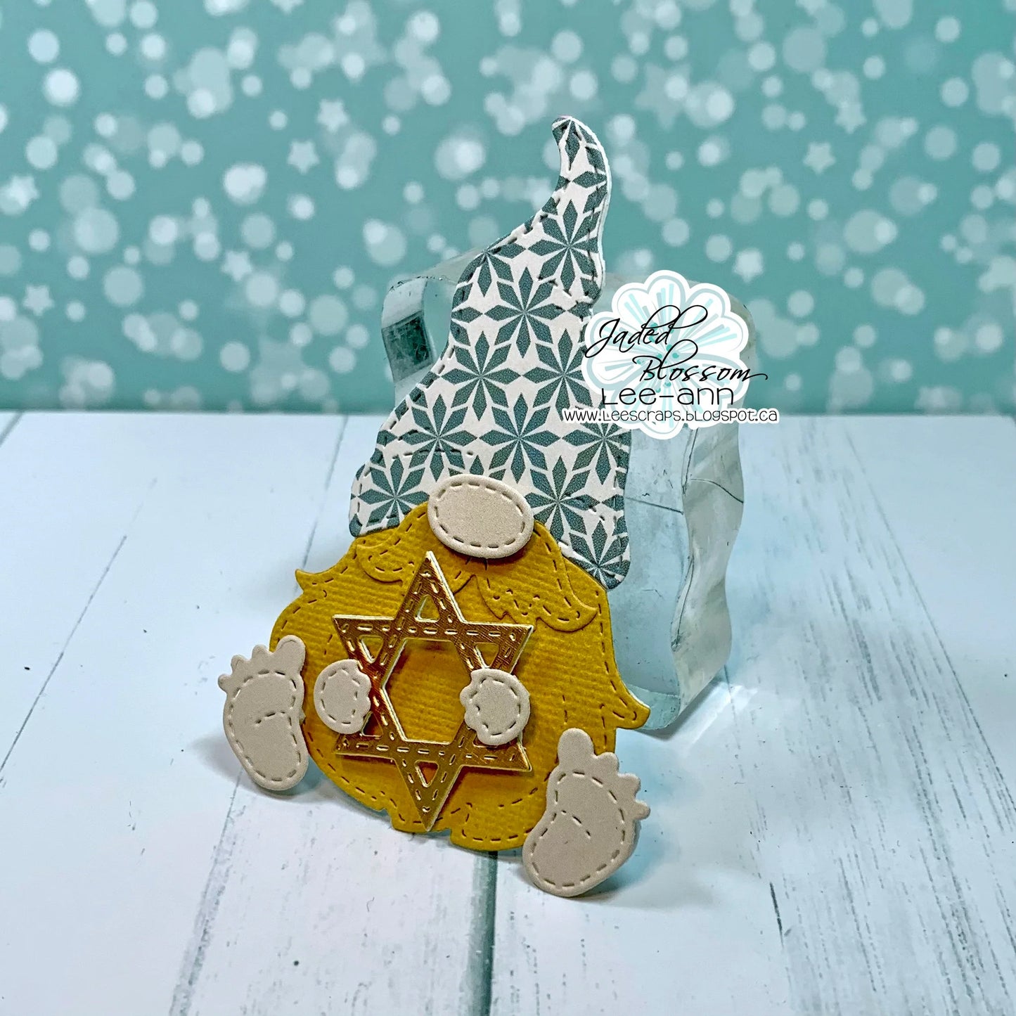 JB Collections Gnome add on snijmallen set voor creatieve kaarten en tafereeltjes - Hanukkah