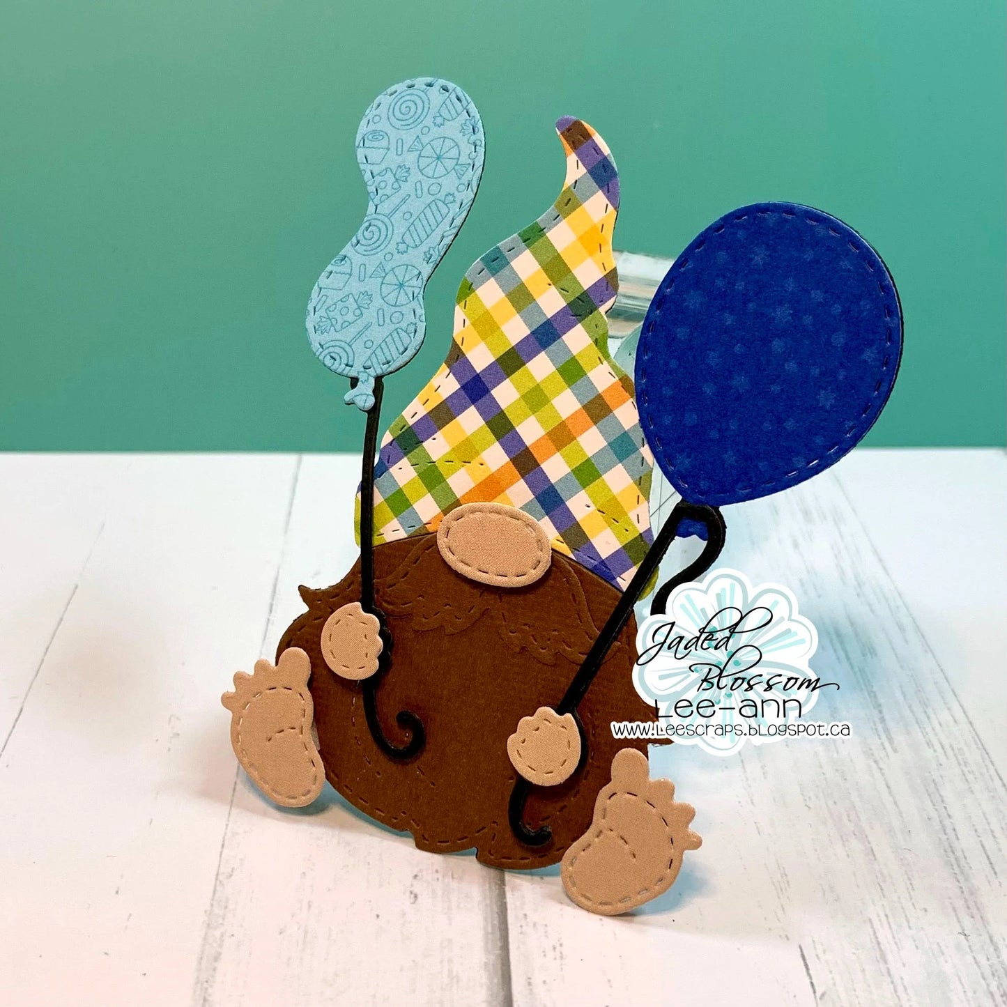 JB Collections Gnome add on snijmallen set voor creatieve kaarten en tafereeltjes - Verjaardag