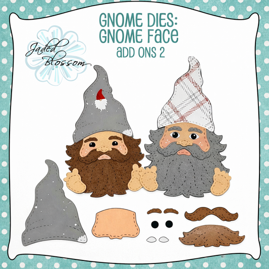 JB Collections Gnome add on snijmallen set - Baard voor Gnome