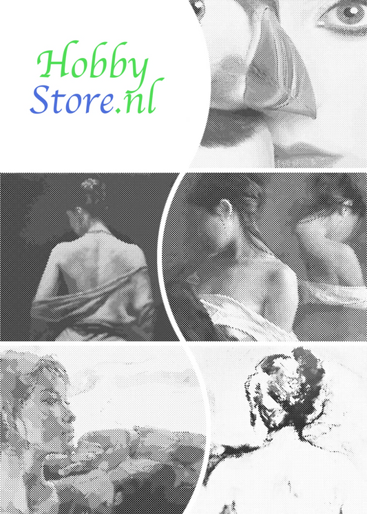 DOT Painting Portretten - Canvas (40x60cm, 50x75cm, 60x90cm)