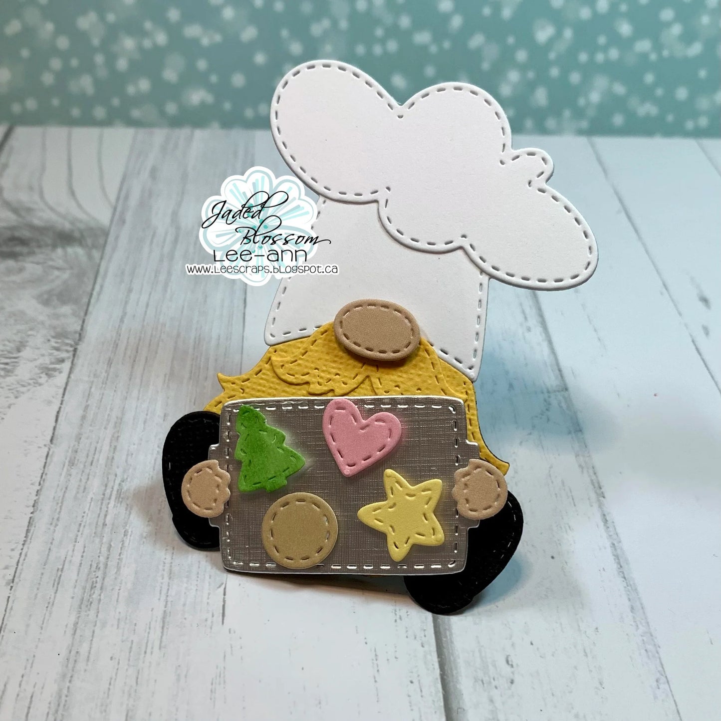 JB Collections Gnome add on snijmallen set voor creatieve kaarten en tafereeltjes - Bakken