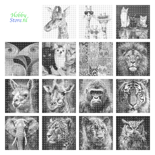 DOT Painting - Stippelkunst met Dierenmotieven