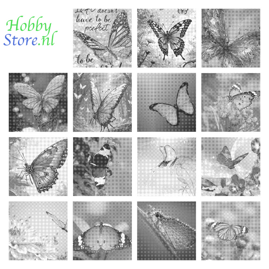 DOT Painting Vlinder - Magical Insects