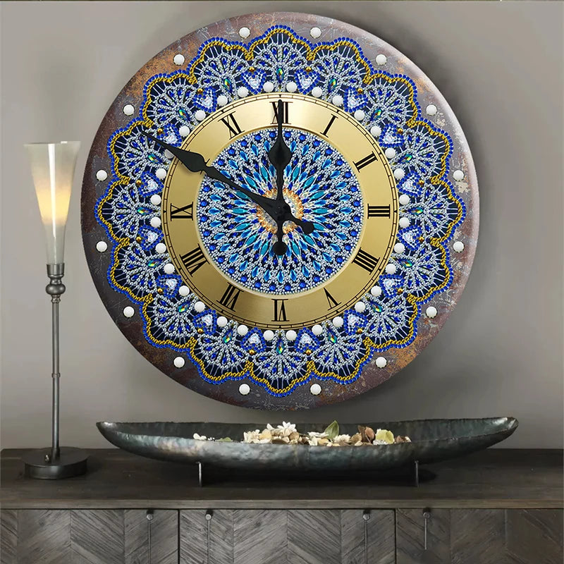 Diamond Painting Klok Special Shaped Cartoon Mandala Handwerk Wanddecoratie