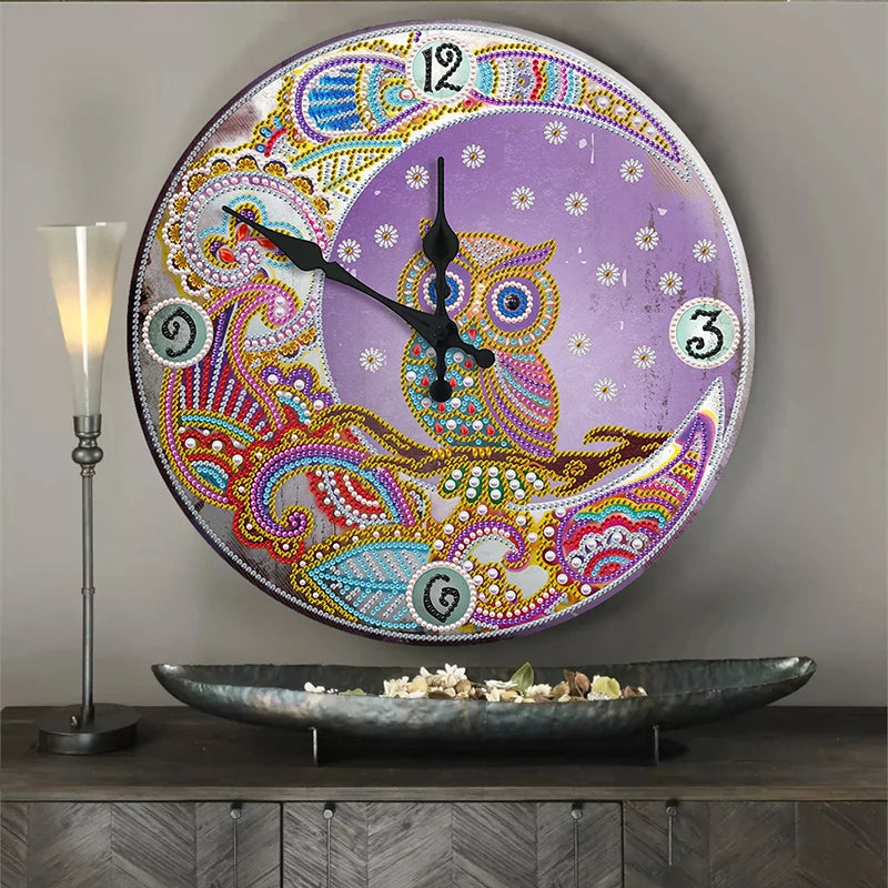 Diamond Painting Klok Special Shaped Cartoon Mandala Handwerk Wanddecoratie