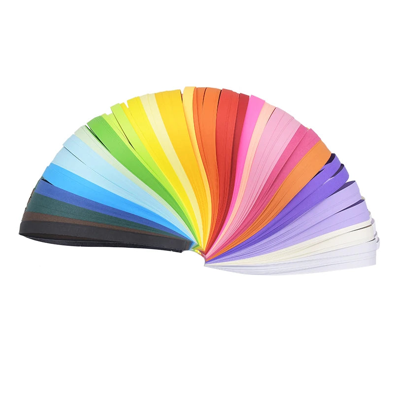Papier voor kaarten maken of scrapbook quilling strips mix kleuren