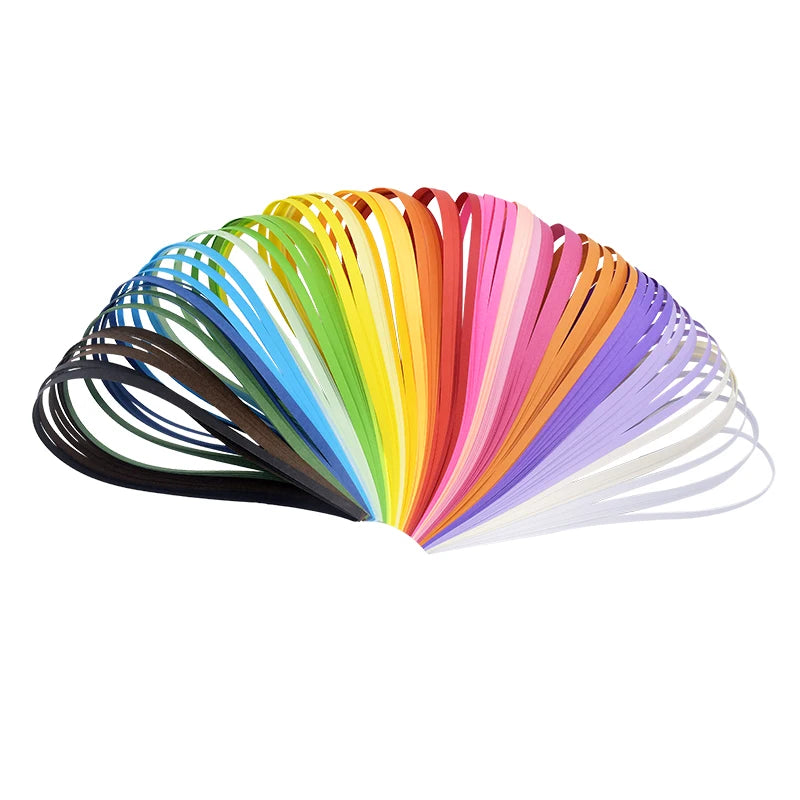 Papier voor kaarten maken of scrapbook quilling strips mix kleuren