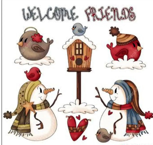 Stempels Sneeuwpop Patroon Transparant Rubber voor Scrapbooking