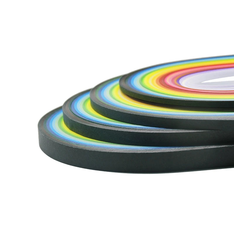 Papier voor kaarten maken of scrapbook quilling strips mix kleuren