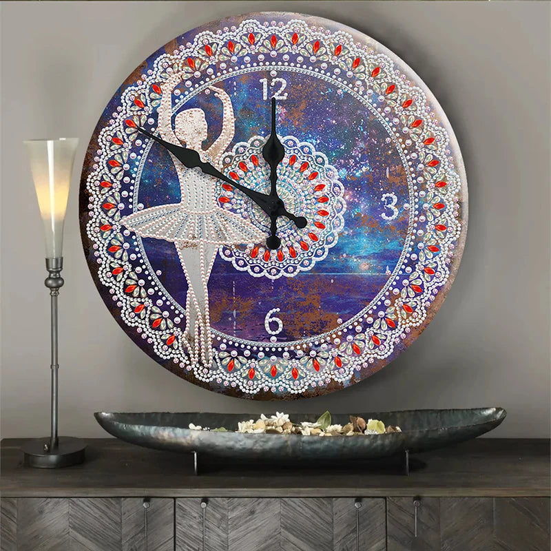 Diamond Painting Klok Special Shaped Cartoon Mandala Handwerk Wanddecoratie