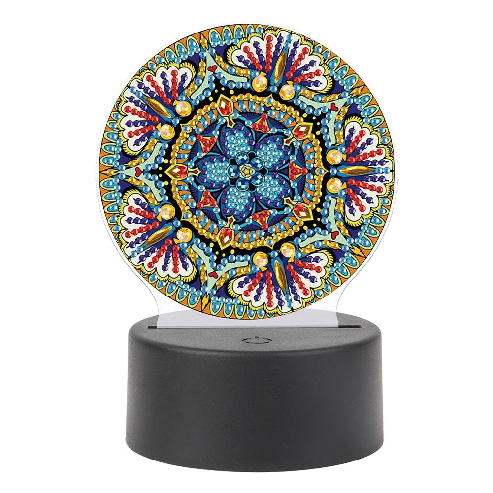 Diamond Painting Lamp Dieren Tafellamp met LED Nachtverlichting