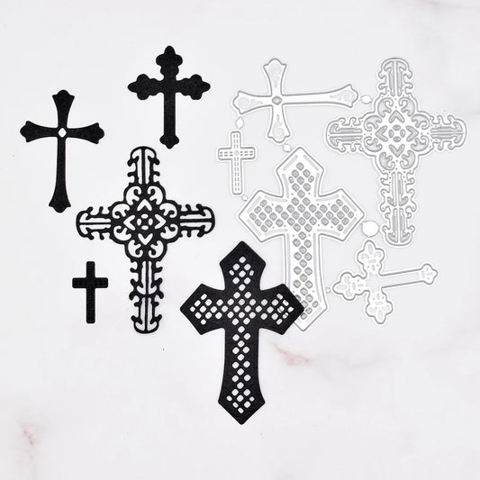 Metalen Snijmal Kruis Christelijk voor Kaarten en Scrapbooking