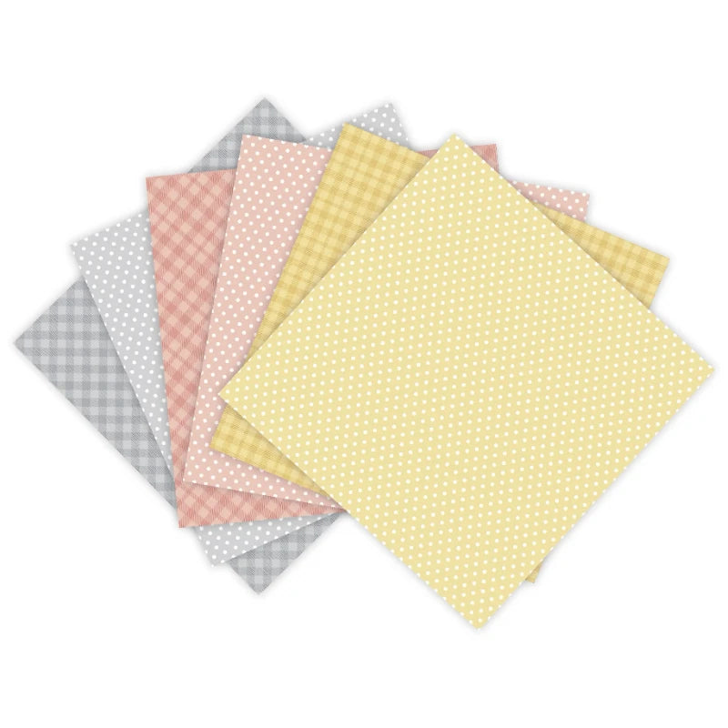 Papier voor kaarten maken & plakboek – Voorjaar Kleuren Set 12 Vel
