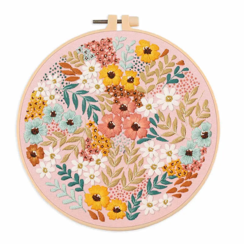 Borduurpakket Rond - Bloemen & Dieren | Met of zonder ring