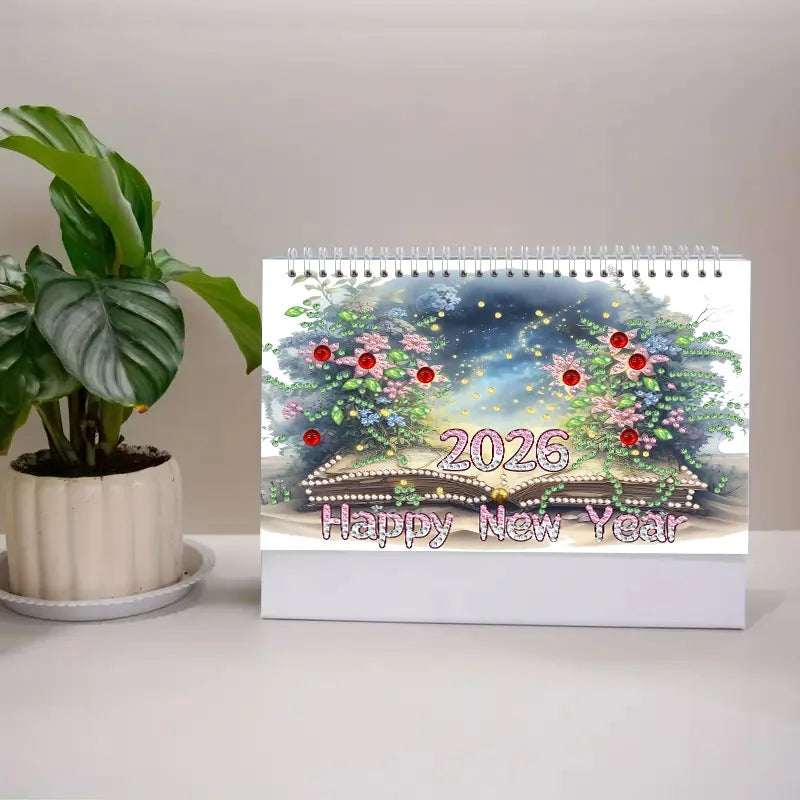 Diamond Painting Kalender met 13 feestelijke schilderijen