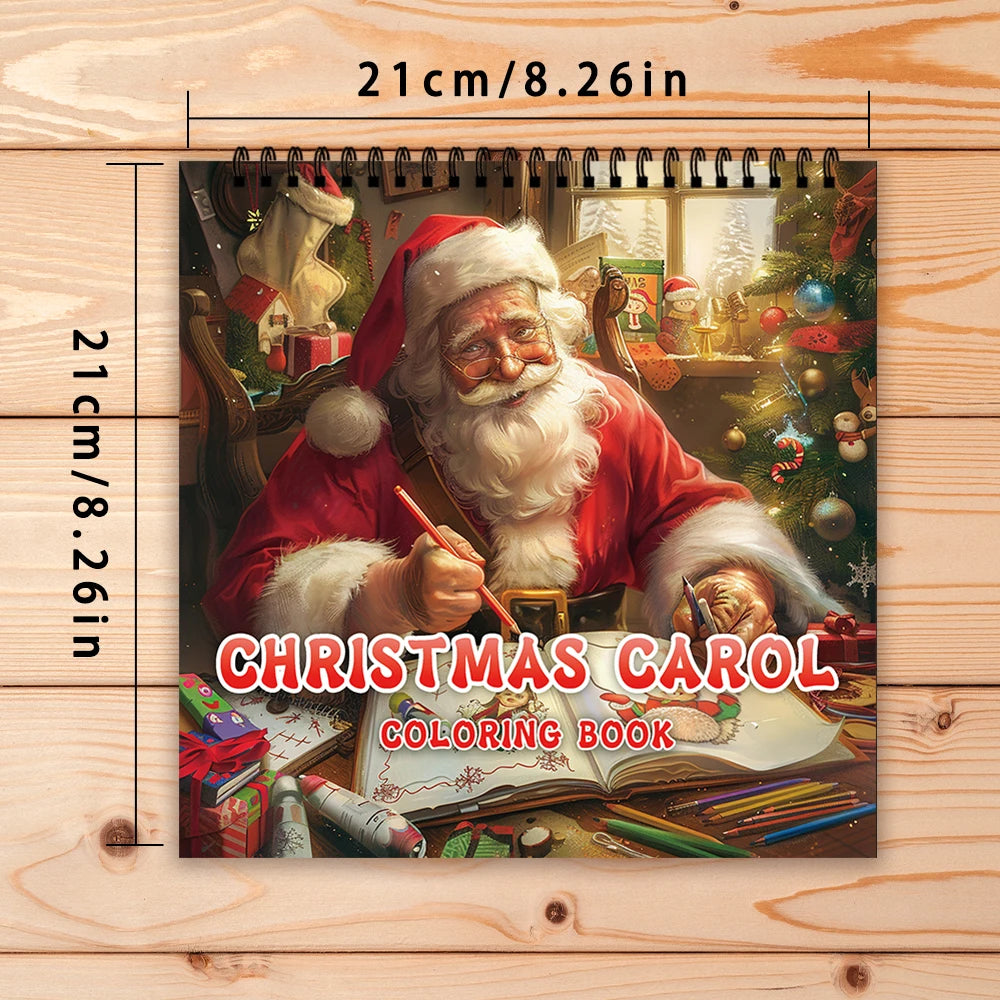 Kleurboek voor volwassenen – Vintage kerstdesigns, 30 vellen