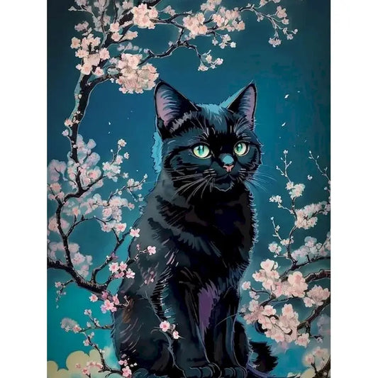 Schilderen op nummer Dieren - Kat Modern Schilderij - 9952951