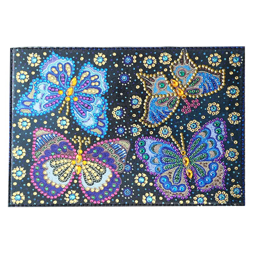 Diamond Painting Paspoort mapje Mandala PU leer beschermhoes