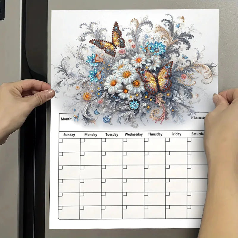Diamond Painting Kalender met Magnetische Whiteboard Set voor Beginners