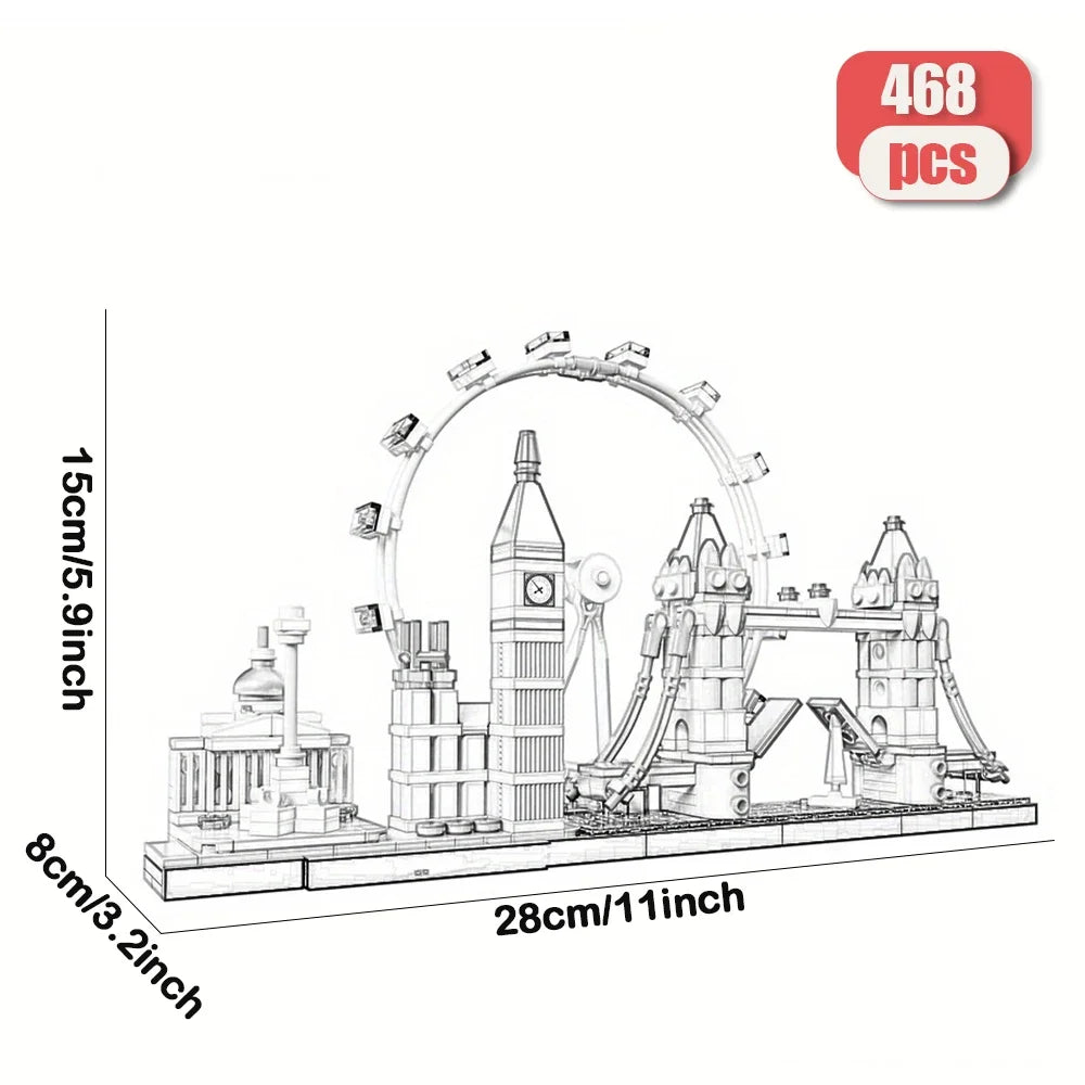 Bouwpakket Urban Architectuur – Creatief Modelbouw Speelplezier - London