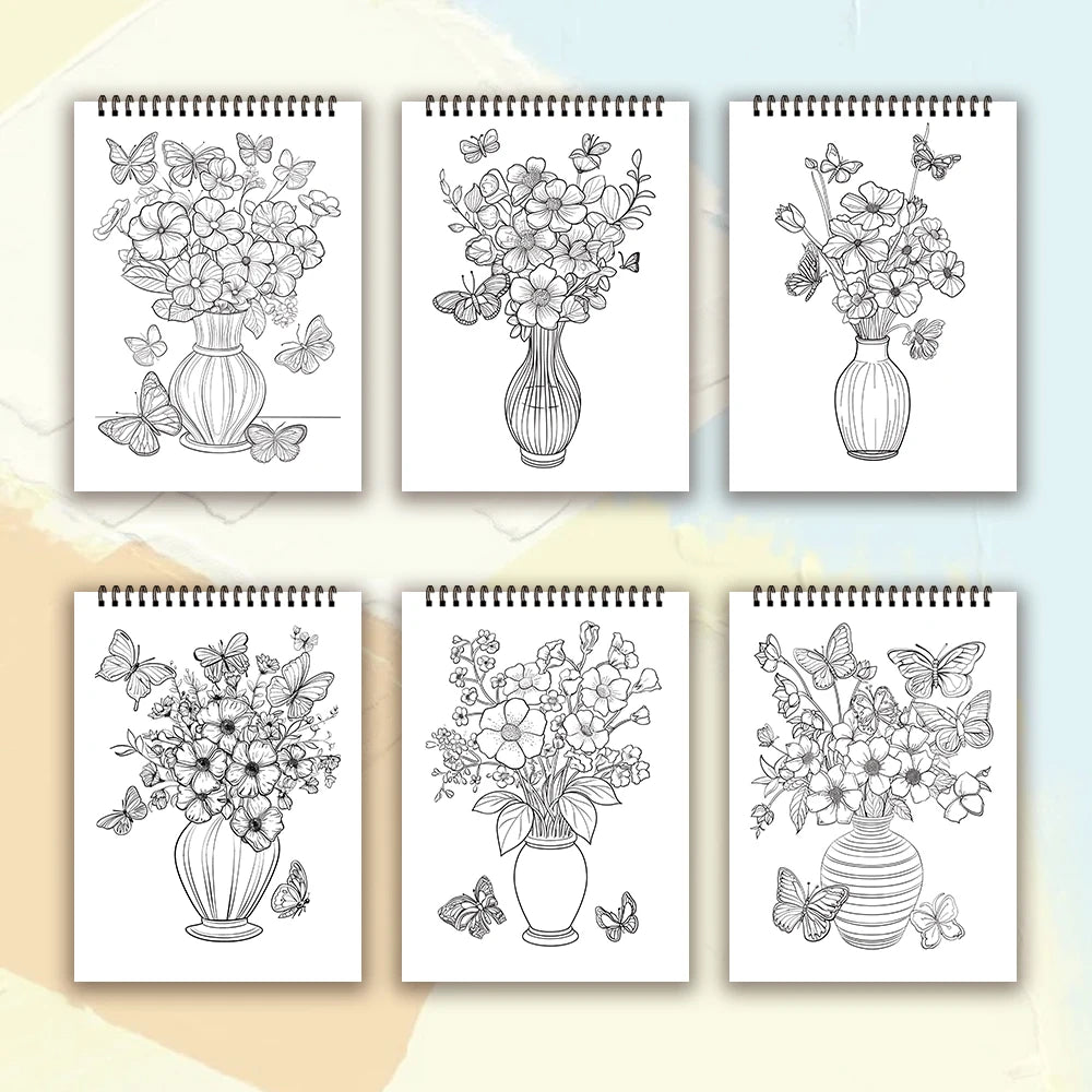 Kleurboek voor volwassenen en tieners – Ontspannend kleurplezier met 30 vellen dik papier