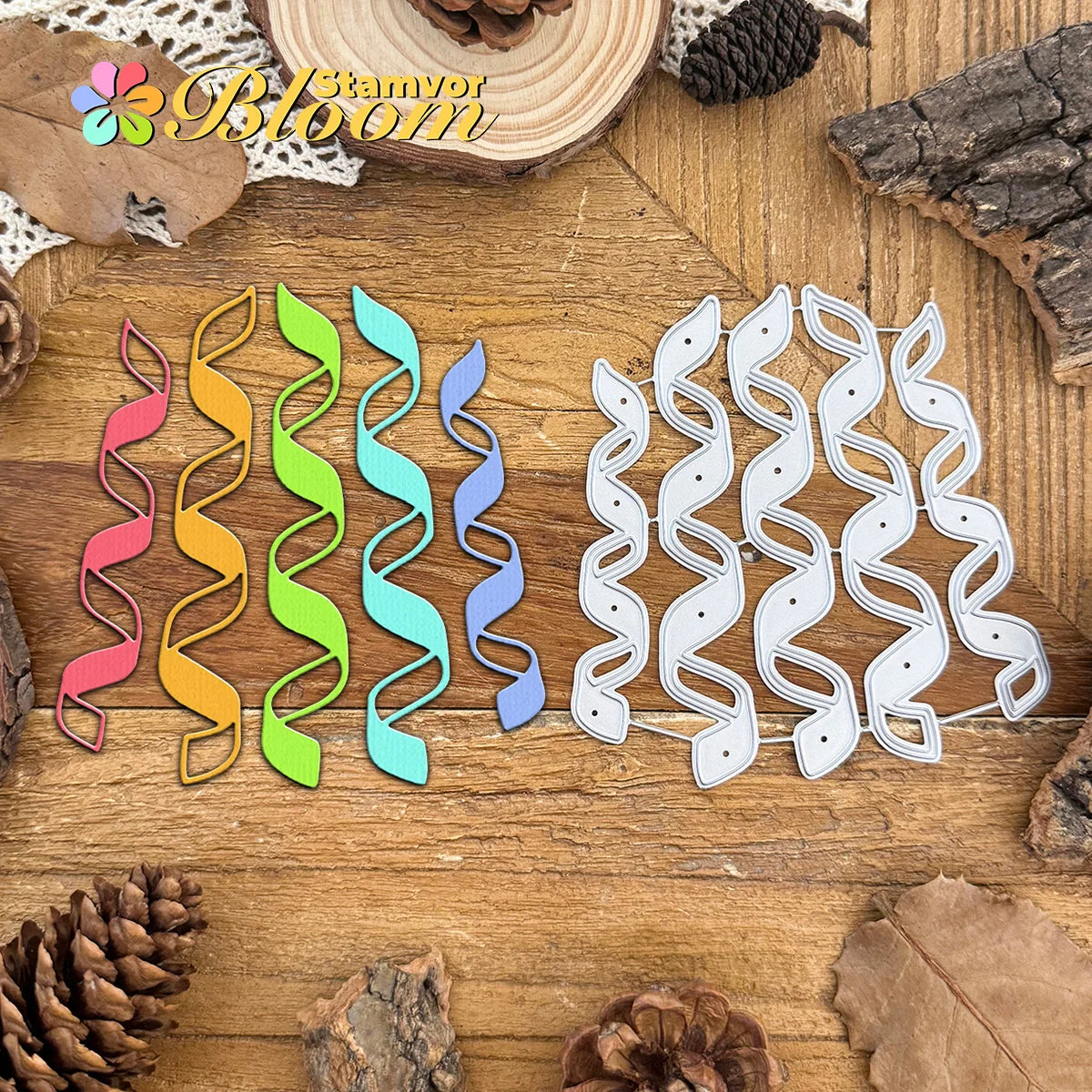 Snijmal Feestelijke Linten en Party Versiering voor Scrapbooking en Kaarten