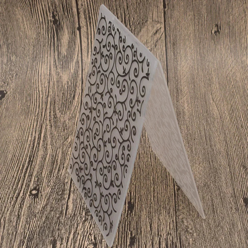 Embossing folder Lace Vines reliëf patroon voor kaarten en papier