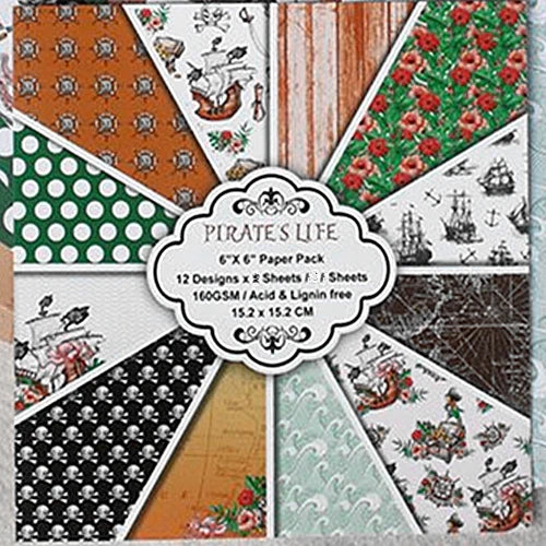 Papier voor kaarten maken en scrapbook met rozenpatroon