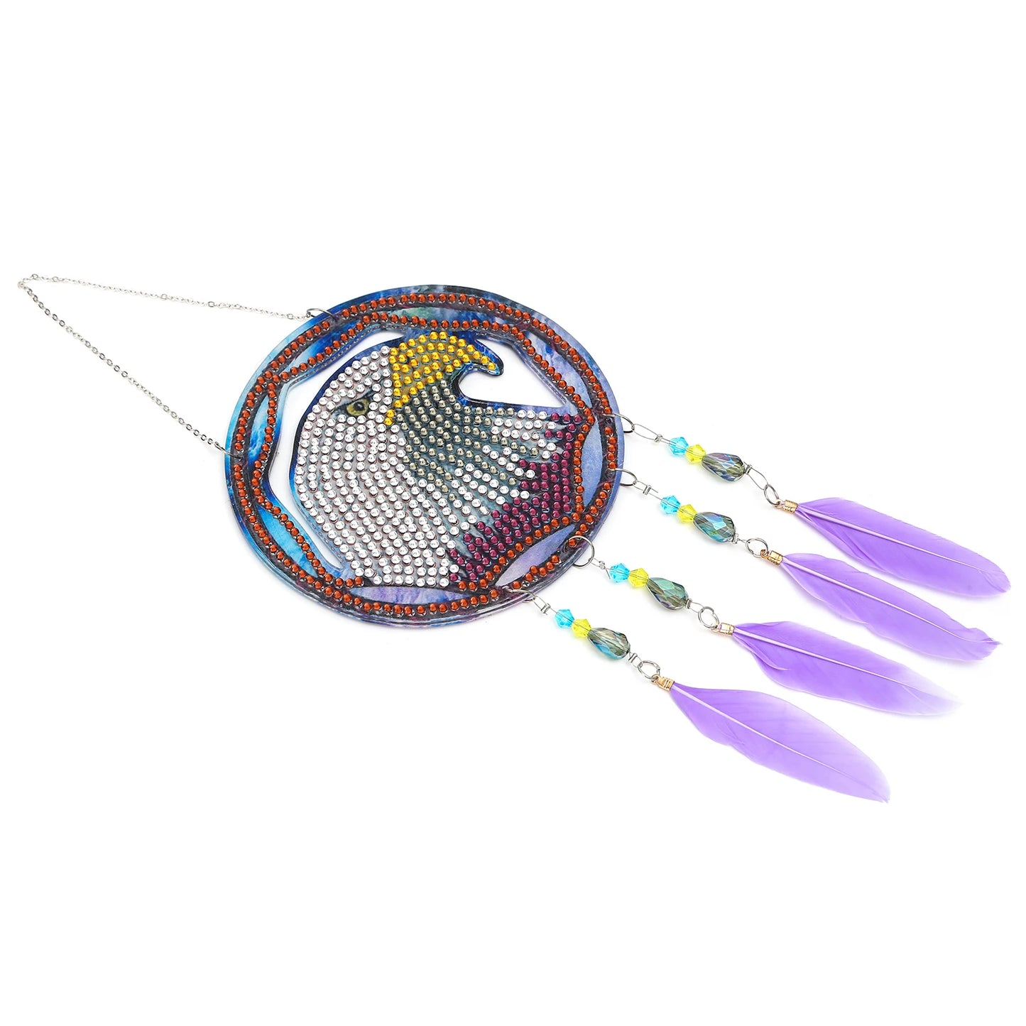 Diamond Painting Dromenvanger dieren - Dubbelzijdige Hanger - DZ3029