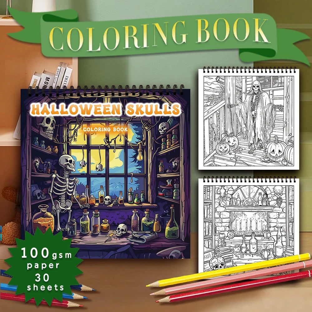 Kleurboek voor volwassenen en tieners – 30 vellen dik papier voor ontspanning en creativiteit