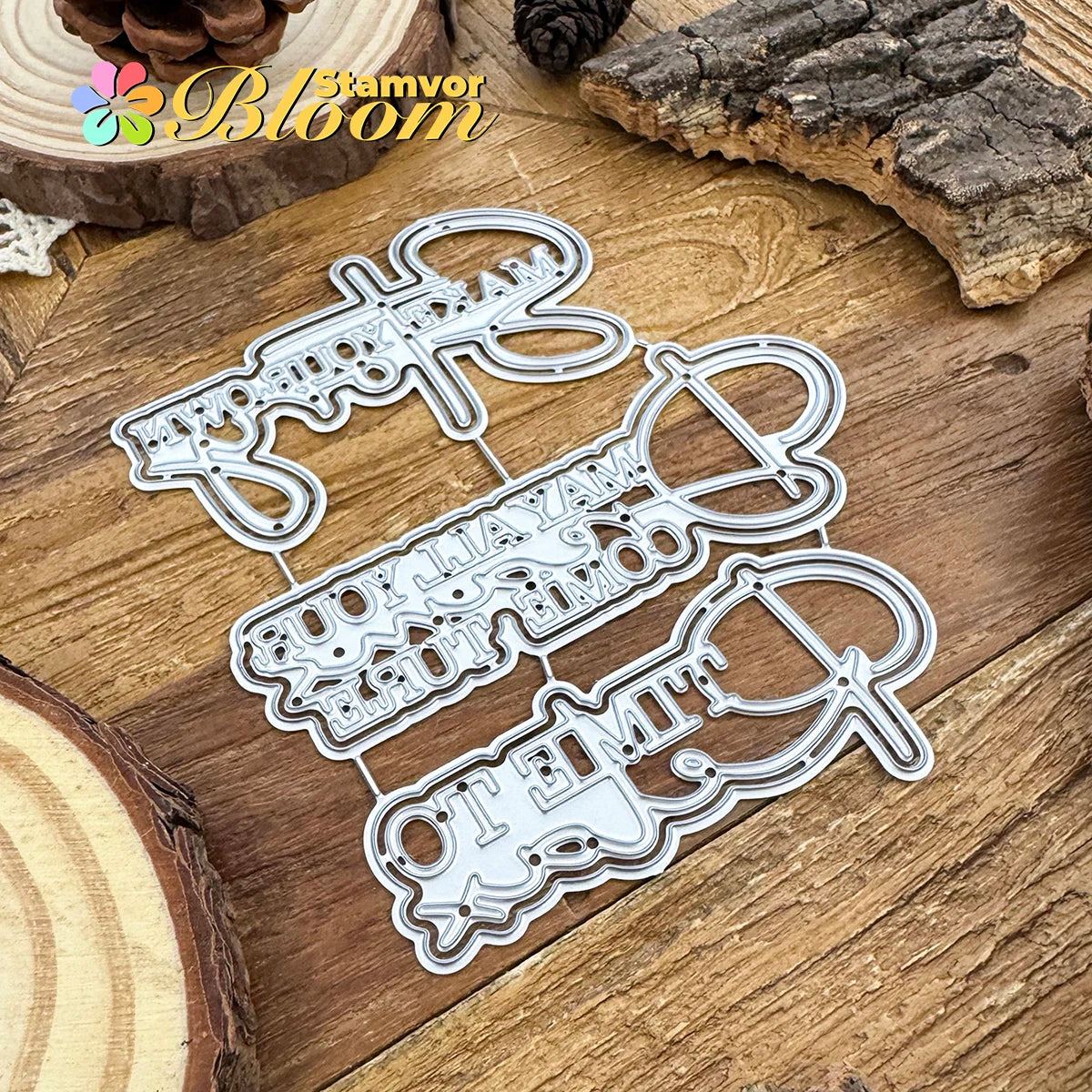 Snijmallen set met lieve teksten en hartverwarmende woorden