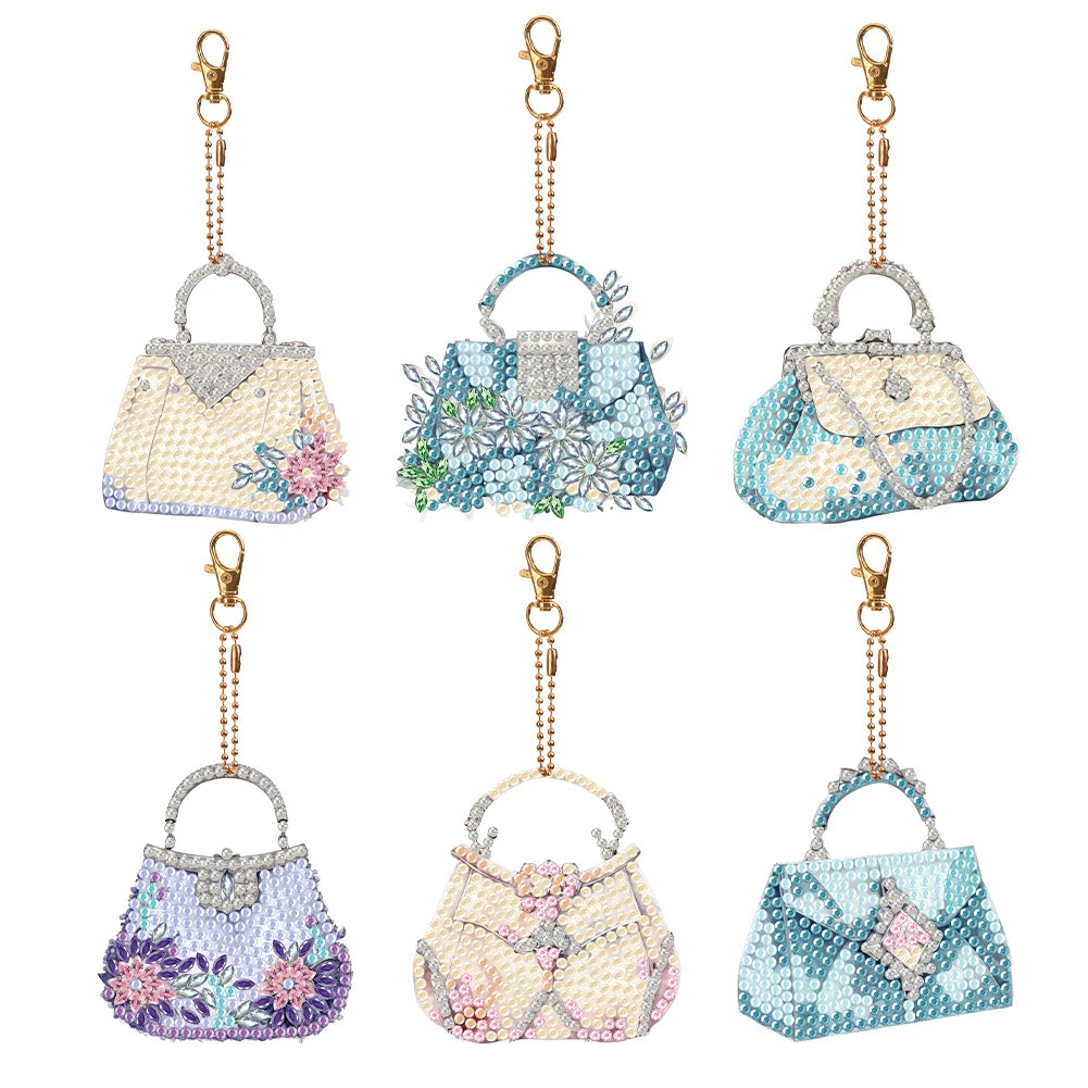 Diamond Painting Sleutelhanger set - Dubbelzijdig te beplakken (5-10 stuks)