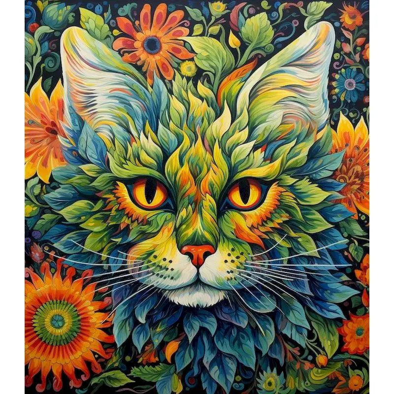 Diamond Painting Dieren Volledige Ronde Steentjes 30x40cm - Kat 7